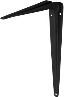 Praxis Plankdrager Model 6 Mat Zwart 20x15cm