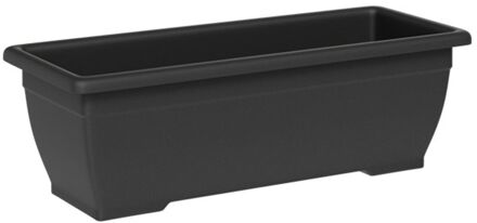 Praxis Plantenbak Nara Kunststof Zwart 80x20x16cm