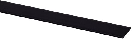 Praxis Plat Profiel - Pvc Zwart - 30x2mm 2,6m
