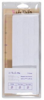 Praxis Plooiband Wit 70mm 3,5m