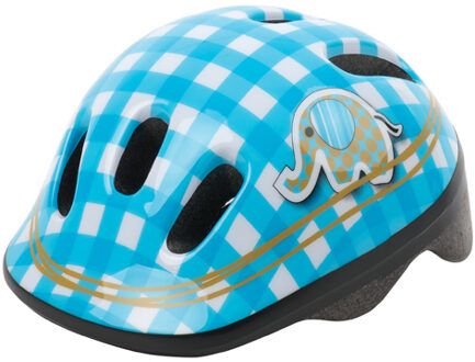 Praxis PolispGoudt kinderhelm Elephant. maat: XXS (44/48 cm), kleur: wit/Blauww
