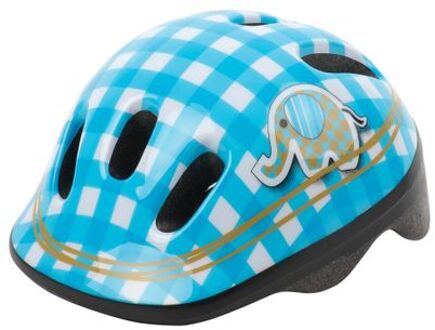 Praxis PolispGoudt kinderhelm Elephant. maat: XXS (44/48 cm), kleur: wit/Blauww