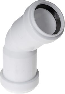 Praxis Ppc Bocht 45gr 32mm Wit