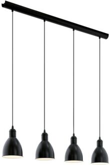 Praxis Priddy Hanglamp Wit, Zwart