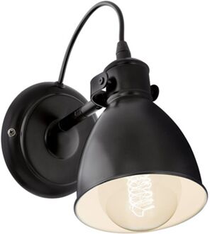 Praxis Priddy Wandlamp Zwart