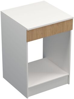 Praxis Prim Ovenkast 60cm - Eiklook - Melamine 16mm - 60x89x59cm