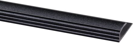 Praxis Profiel - Aluminium Zwart - 15x4mm 0,95m