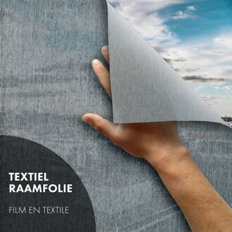 Praxis Raamfolie Textiel Antraciet 45x150cm