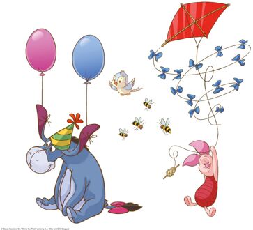 Praxis Raamsticker Winnie The Pooh