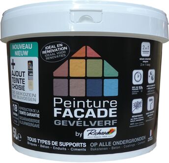 Praxis Richard Gevelverf - Mat - Wit - 5l