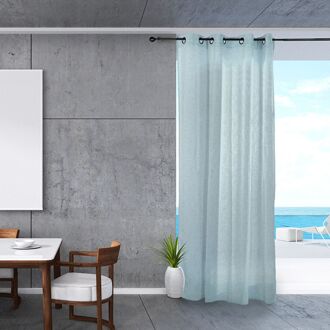 Praxis Sahara Vitrage Kant En Klaar Blauw 140 X 245 Cm