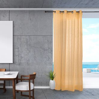 Praxis Sahara Vitrage Kant En Klaar Geel 140 X 245 Cm