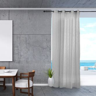 Praxis Sahara Vitrage Kant En Klaar Lichtgrijs 140 X 245 Cm