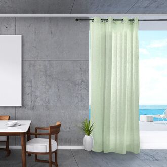 Praxis Sahara Vitrage Kant En Klaar Lichtgroen 140 X 245 Cm