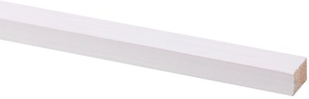 Praxis Schaaflat - Wit - Grenen - Gegrond - 12x18mm - 270cm