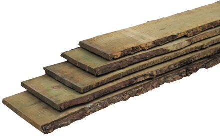 Praxis Schuttingplan Schaaldeel - Grenen - Geïmpregneerd - 1,9x18x250cm