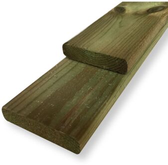 Praxis Schuttingplank Grenen Geïmpregneerd Hout 1,6x9x180cm