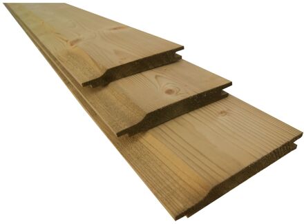 Praxis Schuttingplank Rabat - Grenen - Geïmpregneerd - 1,8x14,5x300cm - Pefc