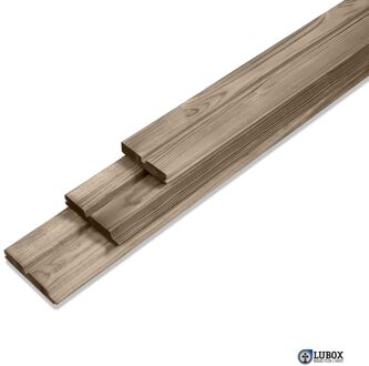 Praxis Schuttingplank Rhombus Rabat Geïmpregneerd Hout 28x145x2000mm