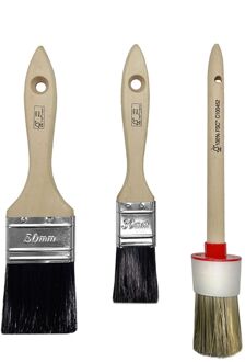 Praxis Set 3 Platte Lakkwasten 18-30-50mm