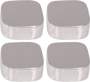 Praxis Spiegelklemmen Chroom 4 Stuks