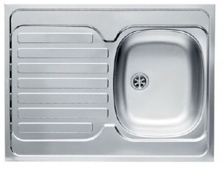 Praxis Spoelbak 1 Kom, 1 Roestvrijstalen Afdruiprek