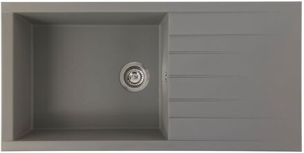 Praxis Spoelbak Cube 1 Xl Bak 100x50x21cm Composiet Betongrijs