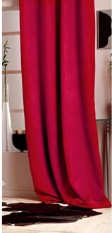 Praxis Sweet Lichtdoorlatend Kant En Klaar Gordijn Bordeau X 145 X 260 Cm