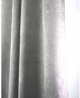 Praxis Sweet Lichtdoorlatend Kant En Klaar Gordijn Grijs Suède Canvas 145 X 260 Cm