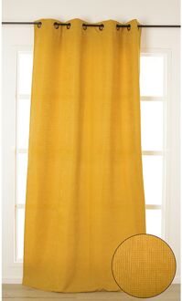 Praxis Tamis Lichtdoorlatend Kant En Klaar Gordijn Geel 140 X 245 Cm