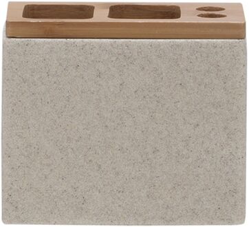 Praxis Tandenborstelhouder Grace - Polyresin - Zand Beige