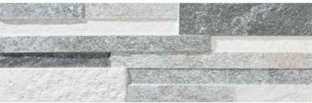 Praxis Tikal Wandtegel - Grijs - Glanzend - 17x52,3 Cm - 0,89 M²