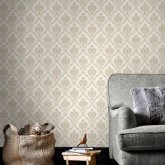 Praxis Topchic Behang Classic Ornaments beige