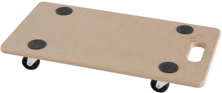 Praxis Transportroller - 28,9x57,4cm - 150kg - Hout - Antislip