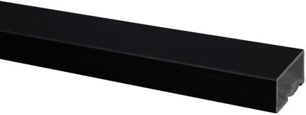 Praxis Trapleuning - Mat - Zwart - 270cm - 50x25mm