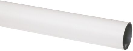 Praxis Trapleuning - Metaal - Wit - 390cm - Ø45mm
