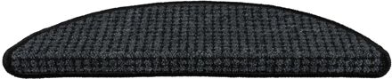 Praxis Trapmat Berlijn - Antraciet - 17x56cm - Polypropyleen - 16 Stuks