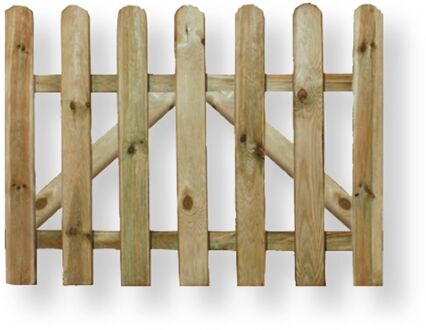 Praxis Tuinhek - Hout - 80x100cm