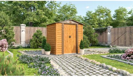 Praxis Tuinhuis Frankfurt Ii - Houtoptiek - 203x193cm