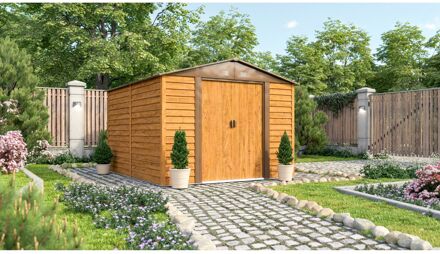 Praxis Tuinhuis Frankfurt Ii - Houtoptiek - 278x323cm