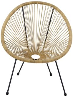 Praxis Tuinstoel Acapulco Rotan/staal Naturel