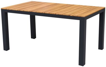 Praxis Tuintafel Limoux Aluminium/teakhout 152x90cm