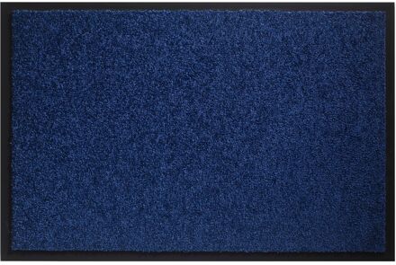 Praxis Twister Deurmat Droogloopmat - Kobalt - 60x90cm - Wasbaar - Antislip