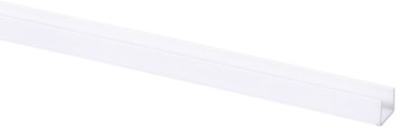 Praxis U-profiel - Pvc Wit - 12x15mm 2,6m