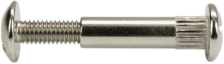 Praxis Universele Schroef Vernikkeld - 4x28mm - 4 Stuks