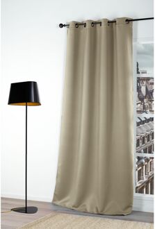 Praxis Verduisterend Kant En Klaar Gordijn Donker Beige 140 X 180 Cm