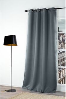 Praxis Verduisterend Kant En Klaar Gordijn Donker Grijs 140 X 250 Cm