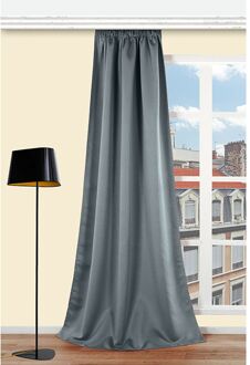 Praxis Verduisterend Kant En Klaar Gordijn Donkergrijs 140 X 250 Cm