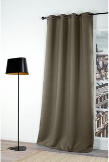 Praxis Verduisterend Kant En Klaar Gordijn Taupe 140 X 250 Cm