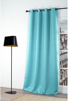 Praxis Verduisterend Kant En Klaar Gordijn Turquoise 140 X 250 Cm